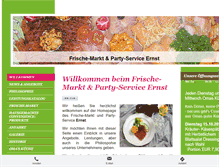 Tablet Screenshot of partyservice-ernst.net